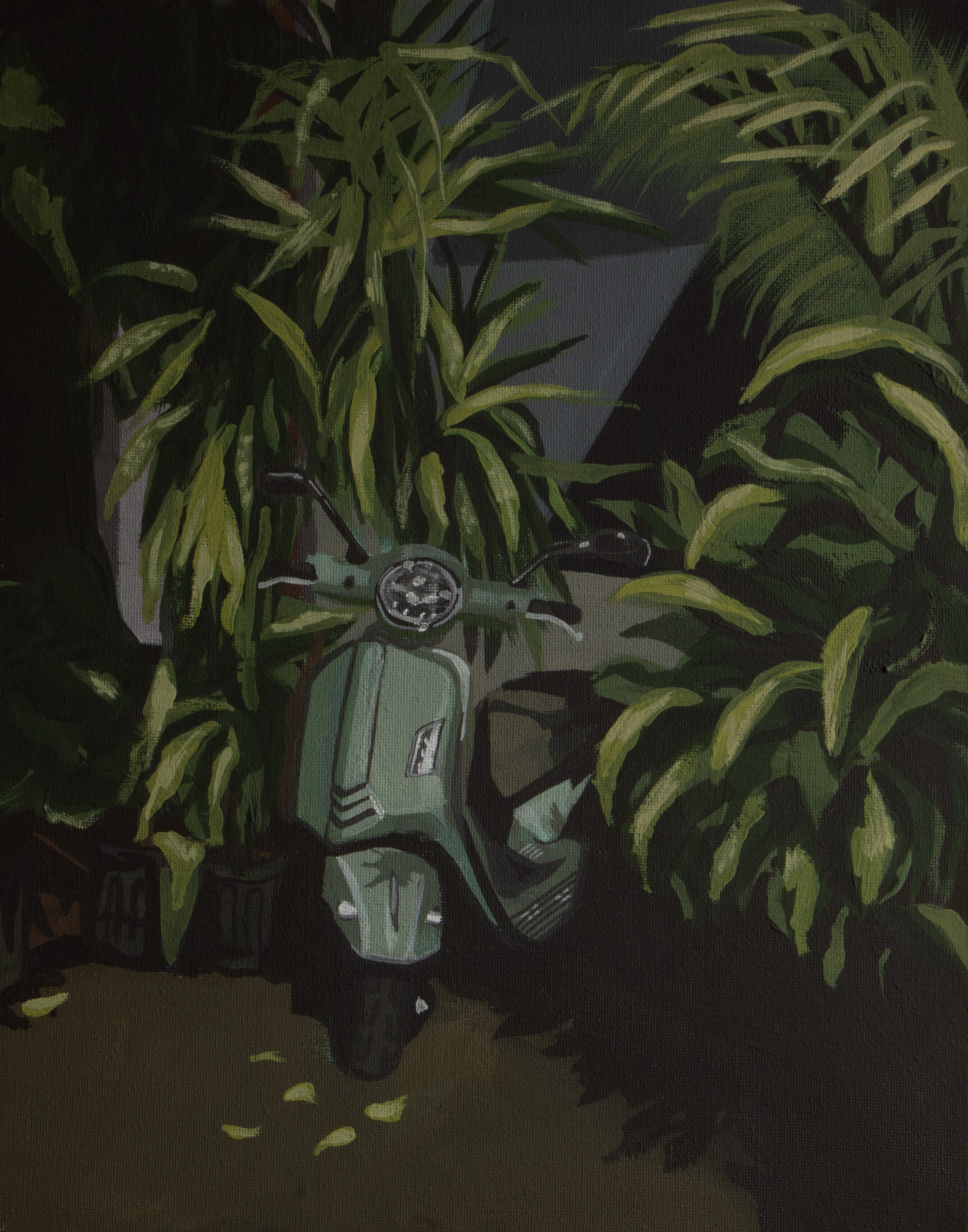 Scooter in Old San Juan